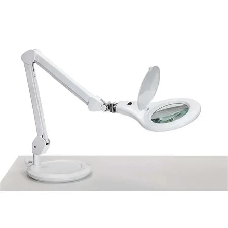 Stolová lampa, LED, s lupou, MAUL "Makro", biela 4