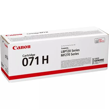 CRG-071H Laserový toner do i-Sensys LBP122dw, MF272dw tlačiarní, CANON, čierna, 2,5K 2