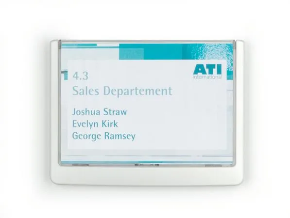 Informačná tabuľa, 149x105,5 mm, DURABLE "CLICK SIGN", biela 2