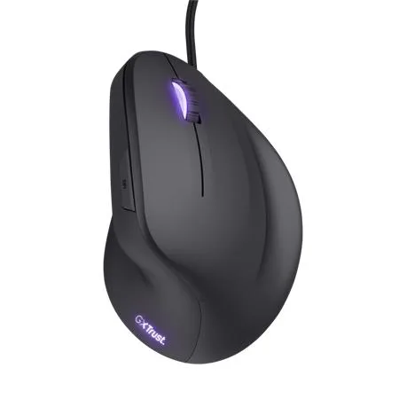 Myš, drôtová, optická, vertikálna, gaming, LED, TRUST "GXT144 Rexx", čierna 2