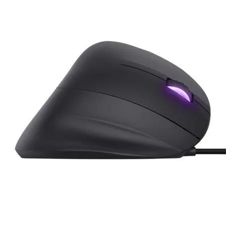 Myš, drôtová, optická, vertikálna, gaming, LED, TRUST "GXT144 Rexx", čierna 5