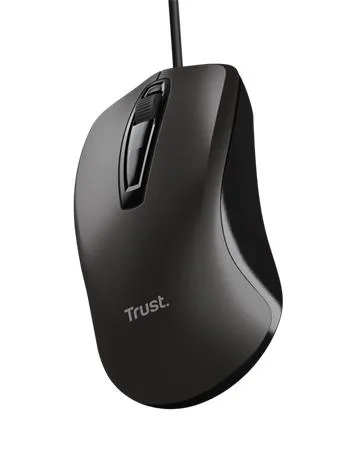 Myš, drôtová, optická, TRUST, čierna 3