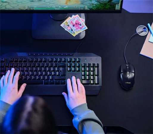 Myš, drôtová, optická, gaming, LED, TRUST "GXT109 Felox", čierna 7