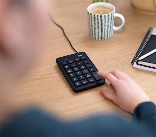 Numerická klávesnica, USB, TRUST "Xalas", čierna 3
