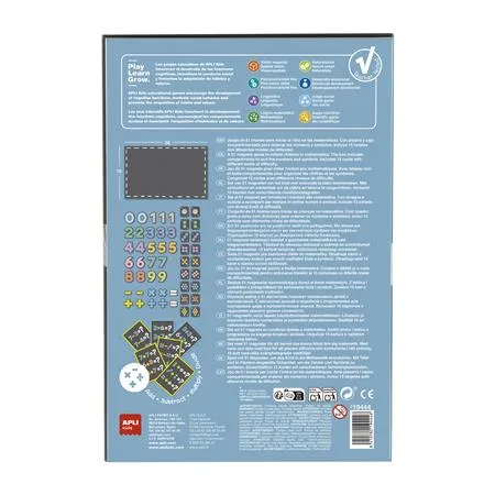 Magnetická súprava zručností, 51 ks, APLI Kids "Magnets", čísla 2