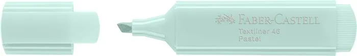Zvýrazňovač, 1-5 mm, FABER-CASTELL "1546 Pastel", pastelová zelená 3