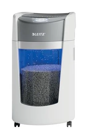Skartovací stroj, mikrokonfety, 10 listov, LEITZ "IQ OptiMax Office 550 P5" 2