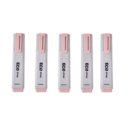 Zvýrazňovač, 1-4 mm, FLEXOFFICE "HL05 Eco Style", oranžová 3