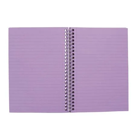 Špirálový zošit, A5, linajkový, 100 listov, PUKKA PAD "Irlen Jotta Lavender" 2