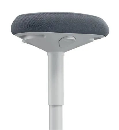 Balančná stolička na státie s oporou, ergonomická, LEITZ "Ergo Active", svetlosivá 3