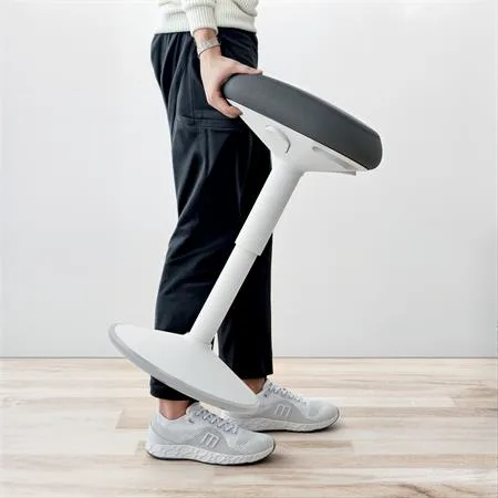 Balančná stolička na státie s oporou, ergonomická, LEITZ "Ergo Active", svetlosivá 8