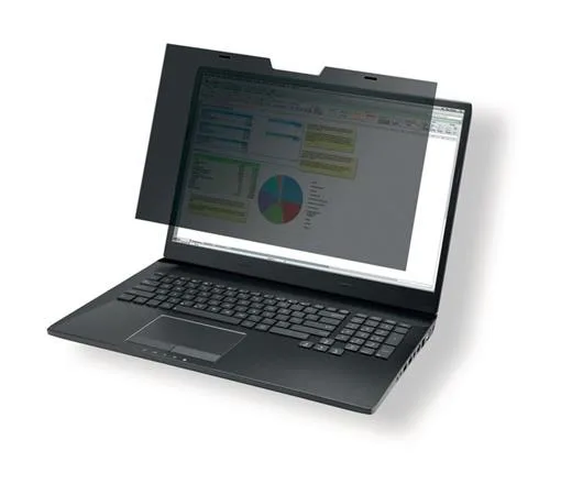Filter na monitor, s ochranu voči nahliadnutiu, 302x189 mm, 14" 16:10, DURABLE "MAGNETIC 14", magnetický 2
