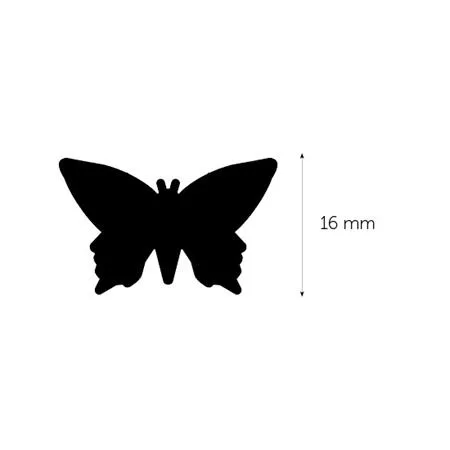 Ozdobná dierovačka, 16 mm, motýľ 2