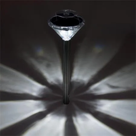 Záhradná lampa, sada, solárna, 4 ks, HOME, chrómová 3