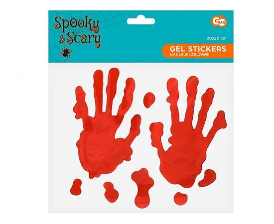 Nálepka, na okno, "Halloween", mix 3