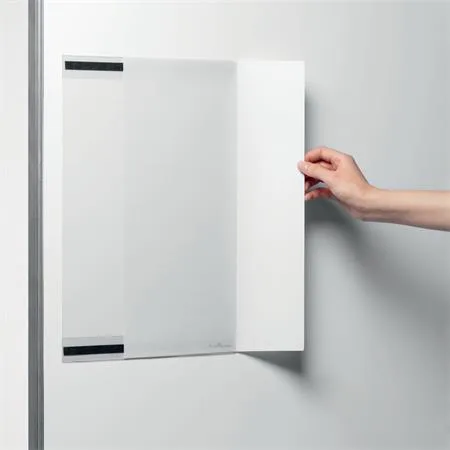 Informačný rám, A3, magnetický, DURABLE "rPET", priehľadná 2