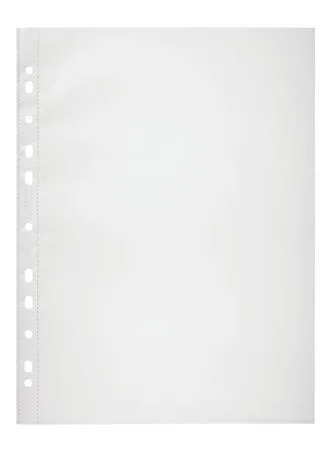 Euroobal, dierovaný, PP, A4, 80 mikrónov, DURABLE "rPP" 2