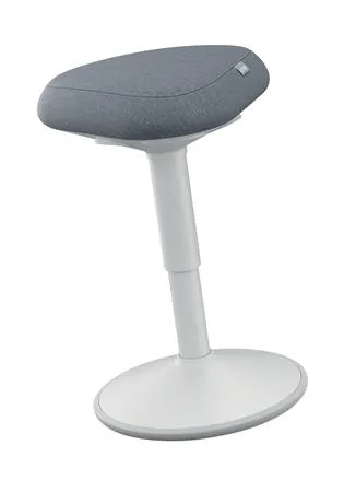 Balančná stolička na sedenie, ergonomická, LEITZ "Ergo Active", svetlosivá 2
