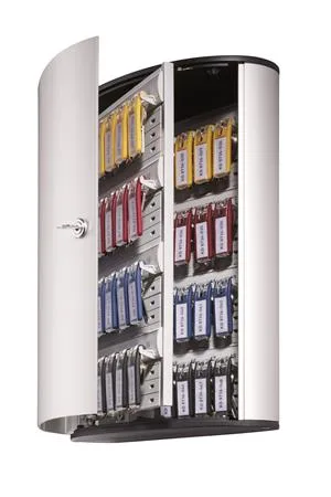 Uzamykateľná skrinka na kľúče, 48 kľúčov, DURABLE "KEY BOX", strieborná 4