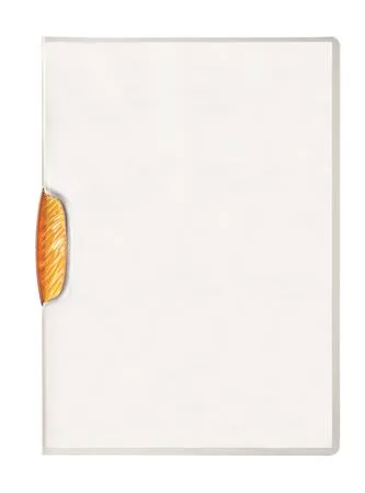 Rýchloviazač, s klipom, A4, DURABLE "Swingclip® 30", oranžová 2