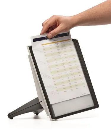 Držiak na prezentačné tabule, stolný, s 5 prezentačnými tabuľami, DURABLE "SHERPA®", čierna 3
