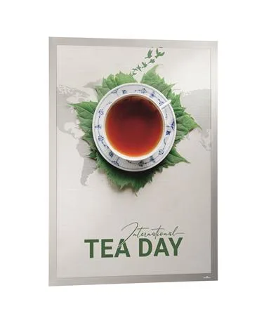 Informačný rám, 50x70 cm, DURABLE "DURAFRAME POSTER", strieborná 4
