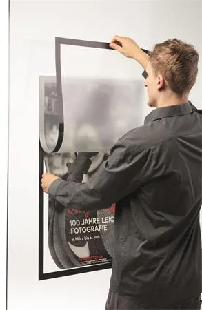 Informačný rám, A1, DURABLE, "DURAFRAME POSTER", strieborná 10