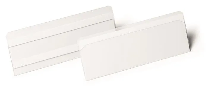 Logistické vrecko, 210x74 mm, horizontálne, DURABLE "HARD COVER", so samolepiacim pásikom, priehľadná 2