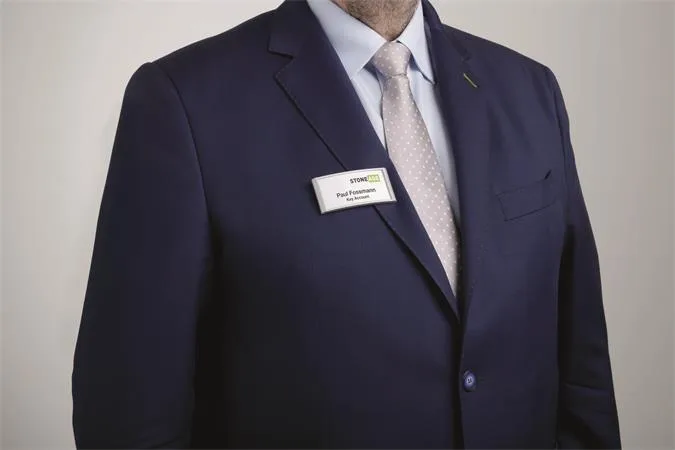 Visačka, 34x74 mm, magnetická, DURABLE "CLASSIC", strieborná 7
