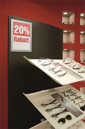 Informačný panel, A5, samolepiaca zadná strana, magnetický predný kryt, DURABLE "DURAFRAME", strieborná 7