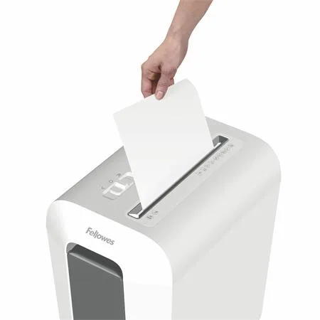 Skartovací stroj, konfety, 9 listov, FELLOWES "Powershred® LX65", biela 3