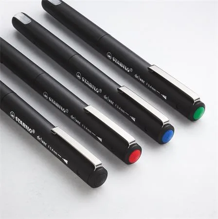 Liner, 0,4 mm, STABILO "dr!ver", čierna 4