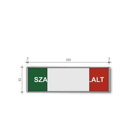 Informačná tabuľa, 200x62 mm, ANTRA "Voľné-Obsadené" 5