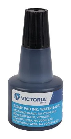 Pečiatková farba, 30 ml, VICTORIA OFFICE, čierna 2