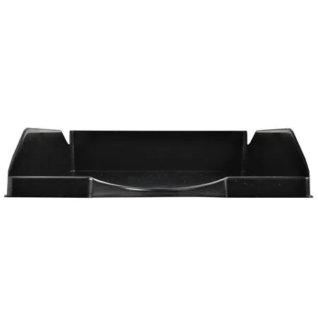 Odkladač, plastový, A4+, EXACOMPTA "EcoBlack", čierny 2