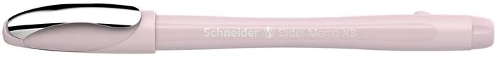 Guľôčkové pero, 0,7 mm, s vrchnákom, SCHNEIDER "Slider Memo XB", perla 2