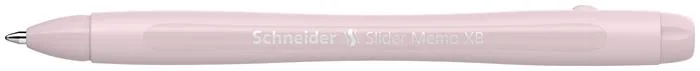 Guľôčkové pero, 0,7 mm, s vrchnákom, SCHNEIDER "Slider Memo XB", perla 4