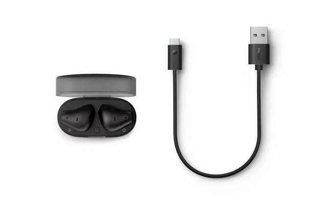Slúchadlá, TWS bezdrôtové, Bluetooth 5.3, PHILIPS "TAT2139", čierne 5