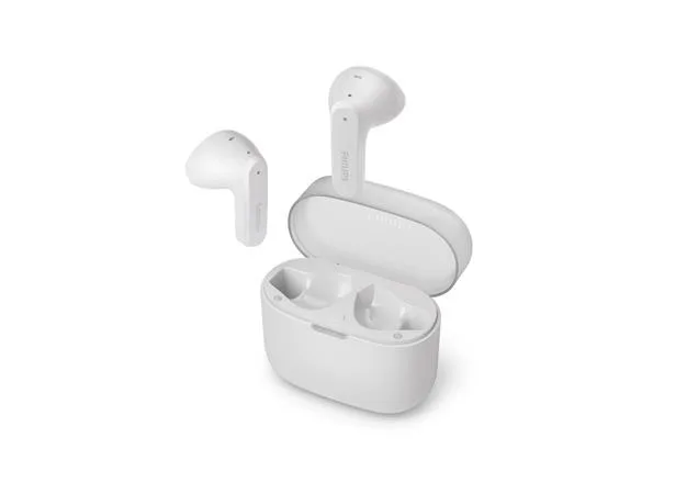 Slúchadlá, TWS bezdrôtové, Bluetooth 5.3, PHILIPS "TAT2139", biele 3