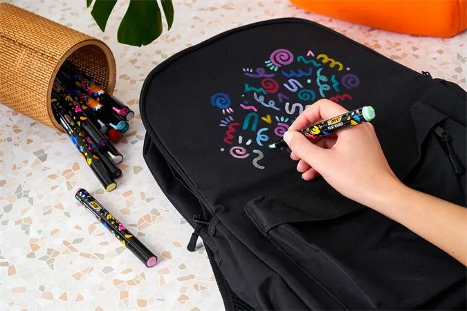 Dekoračný popisovač, sada,, 1,5 - 2,3 mm, BIC, 8 rôznych živých farieb 5