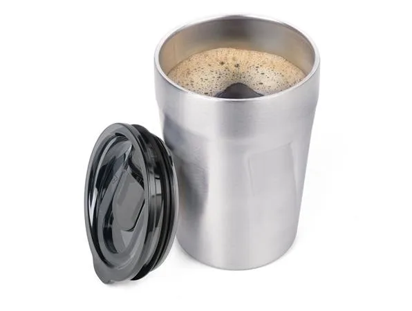 Termohrnček, 300 ml, z nerezovej ocele, TROIKA "Cup-uccino", strieborný 2