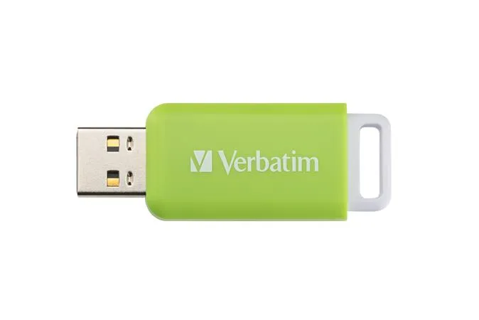 USB kľúč, 32GB, USB 2.0, VERBATIM "Databar", zelený 5