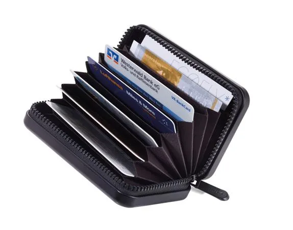 Držiak na bankové karty, 20 ks, s RFID ochranou, TROIKA, čierny 2