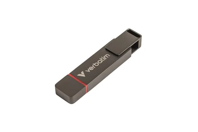 USB kľúč, 512GB, USB-A/C 3.2 Gen1, VERBATIM "Dual QuickStick", čierny 3