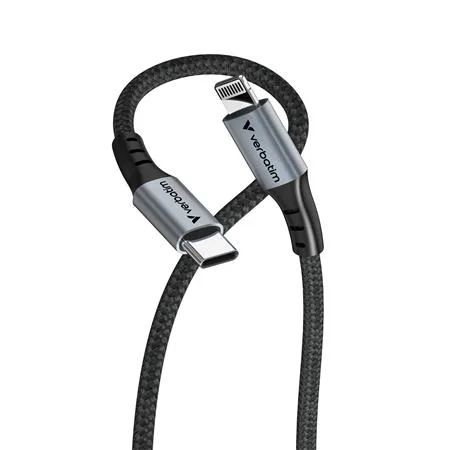 USB kábel, USB-C - Lightning (Apple), 1,2 m, VERBATIM, čierna 3