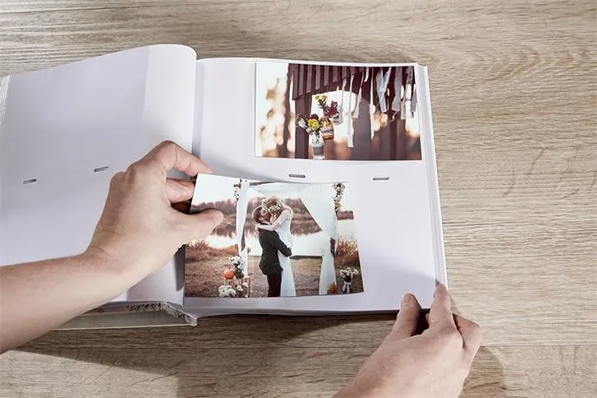 Fotoalbum, na 200 fotiek, 10x15 cm, "Walther Fun Wedding", krémovo biely 2