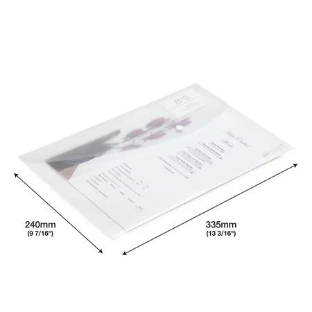 Obal na patent, A4+, RAPESCO "Eco", priehľadný 3