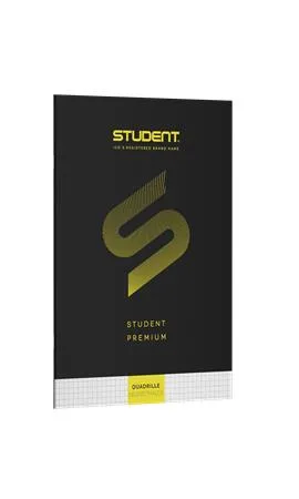 Zošit, A4, štvorčekový, 32 listov, ICO "Student Premium", čierny 3