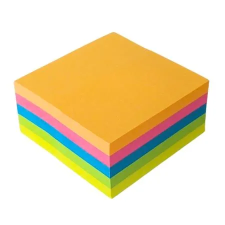 Samolepiaci bloček, 50x50 mm, 250 listov, VICTORIA OFFICE, neónové farby 3