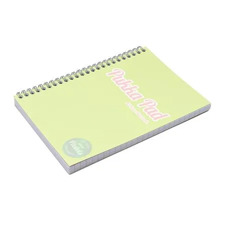 Špirálový zošit, A5, linajkový, 100 listov, PUKKA PAD "Pastel Jotta Pad", mix farieb 4